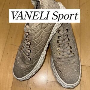 Vaneli Sport Shimmer Knit Sock sneaker, 8, CB2426